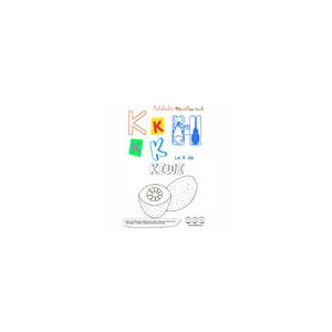 Alphabet : lettre "K" majuscule à imprimer