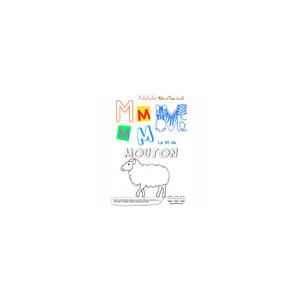 Alphabet : lettre "M" majuscule à imprimer