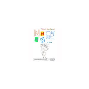 Alphabet : lettre "N" majuscule à imprimer