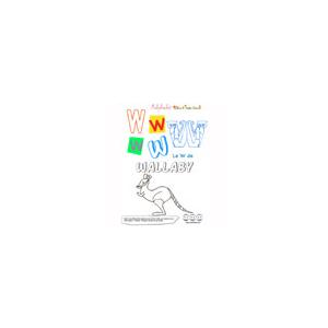 Alphabet : lettre "W" majuscule à imprimer