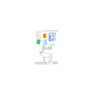 Alphabet : lettre "E" majuscule à imprimer