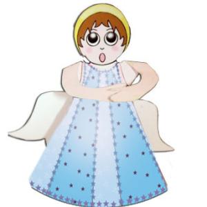 Paper toy Ange
