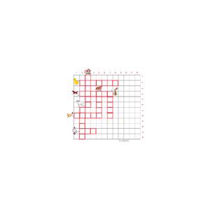 Imprimer la grille de mots croisés des animaux de la ferme grille 3 primaire cycle 2