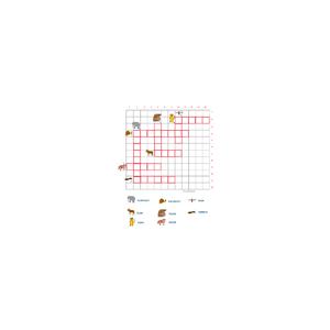 Des mots croisés à images sur les animaux grille 6 