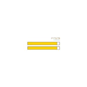 Bandes jaune pour masque à imprimer