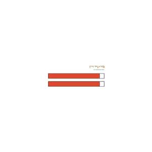 Bande de paper orange a imprimer