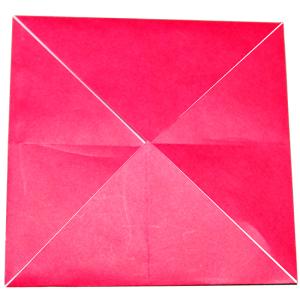 Pliage enveloppe carrée
