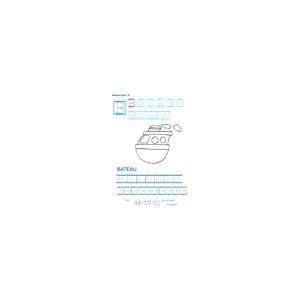 Imprimer la fiche graphisme sur B de bateau