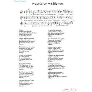 Au près de ma blonde