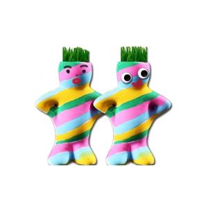 Bonhomme tête d'herbe