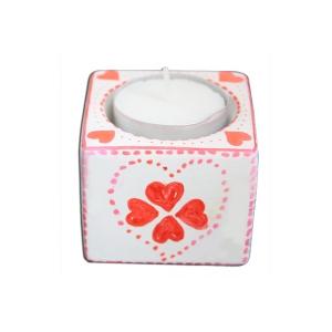 Bougeoir décoré de c