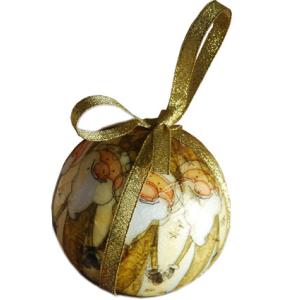 boule serviettes collées