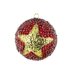 Boule sequins étoile