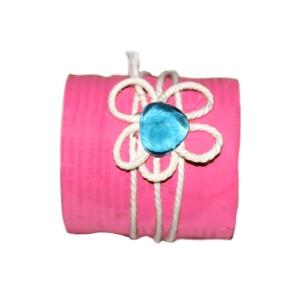 bracelet en bouteille et corde