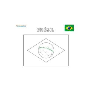 Coloriage des drapeaux d'Amérique du sud