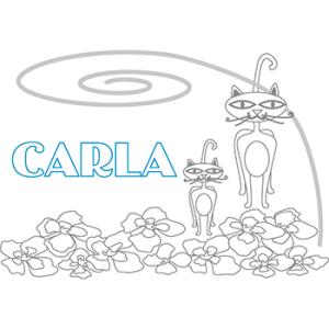 coloriage Carla