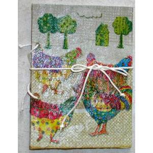 Petits carnets de vacances motifs poules