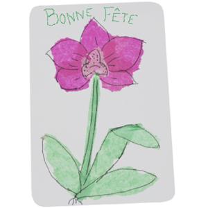 carte fleur