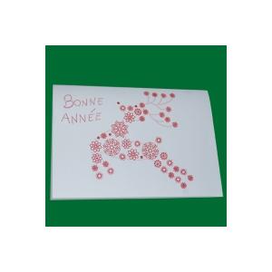 carte de voeux et posters à motifs de flocons 