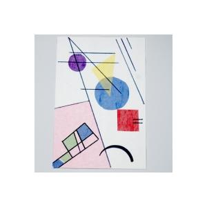 Carte Kandinsky, carte en papier de soie
