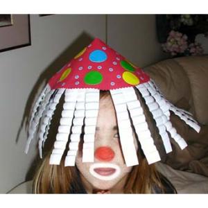 Fabriquer un chapeau de clown pour le déguisement