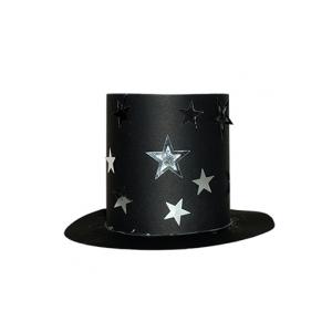 Chapeau de magicien aux étoiles