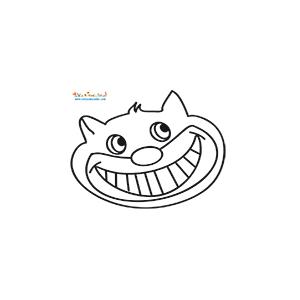 Coloriage du chat d'Alice
