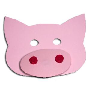 Explications pour réaliser un masque de cochon