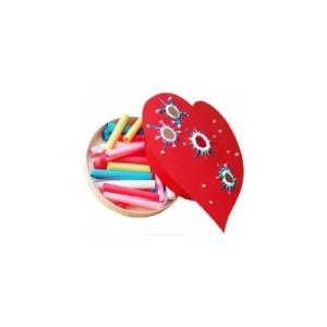 Apprendre à faire des coeurs peints pour le petit bricolage