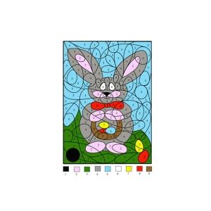 Animaux : Jeu de coloriage numéroté