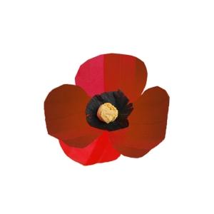 coquelicot en papier