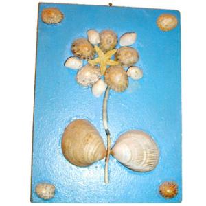 Fabriquer un tableau de coquillages pendant les vacances