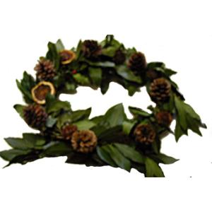Une couronne de Noël avec du fil de fer