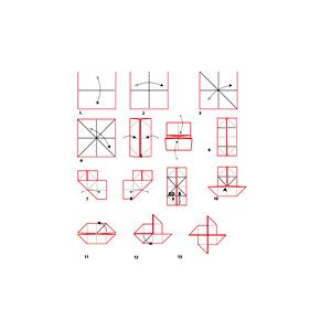 Croquis origami de l'hélice