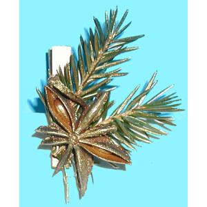 Explications pour fabriquer des petites décorations de sapin nature