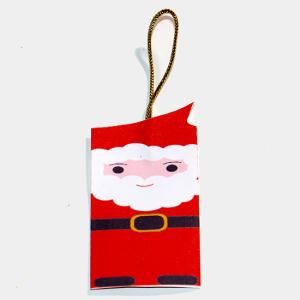 Décoration sapin Père Noël en papier