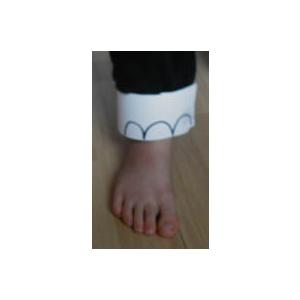 Pied d'éléphant à fixer au bas du pantalon