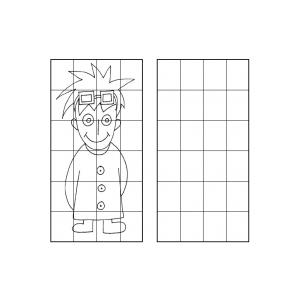 Dessin à cases, dessin à reproduire
