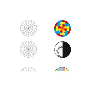 Formes géométriques des toupies