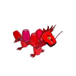 Dragon rouge pot de Yaourt