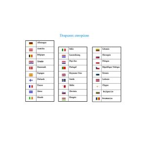 Drapeaux de l'union 