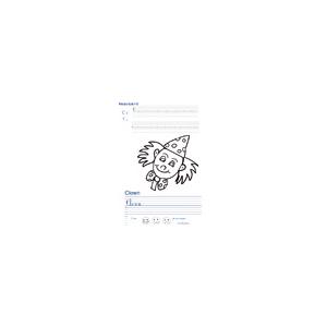 Imprimer la page d'écriture sur le clown
