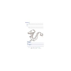 Imprimer la page d'écriture sur le dragon