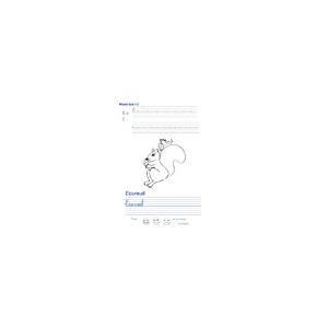 Imprimer la page d'écriture sur l'écureuil