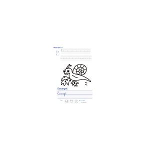 Imprimer la page d'écriture sur l'escargot 