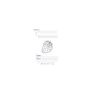 Imprimer la page d'écriture sur la fraise 