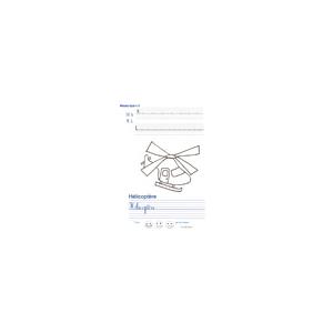 Imprimer la page d'écriture sur l'hélicoptère 