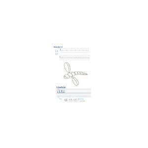 Imprimer la page d'écriture sur la libellule