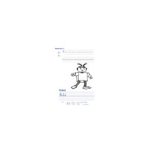 Imprimer la page d'écriture sur le robot