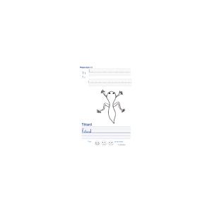 Imprimer la page d'écriture sur le têtard